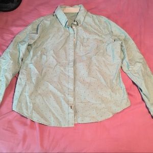 Polka dot button up